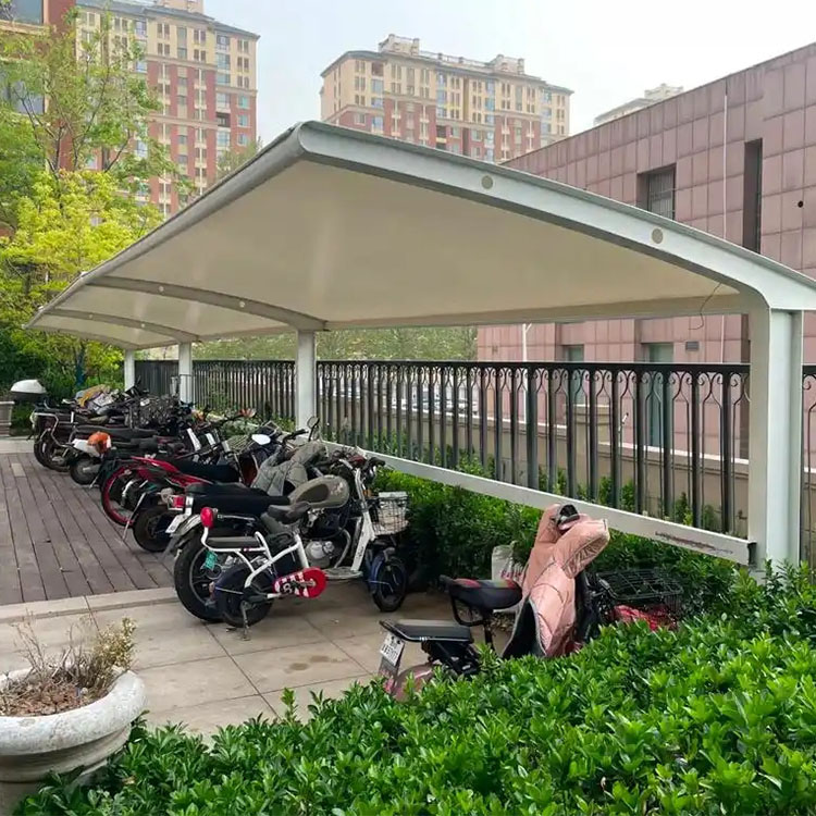 舞阳县膜结构电动车棚